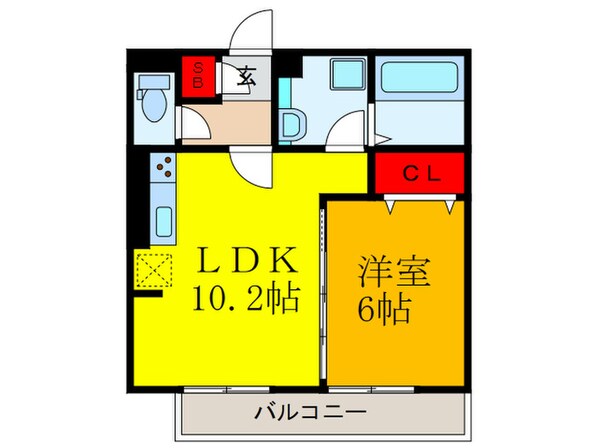 ＧＲＡＮＺ西岩田の物件間取画像